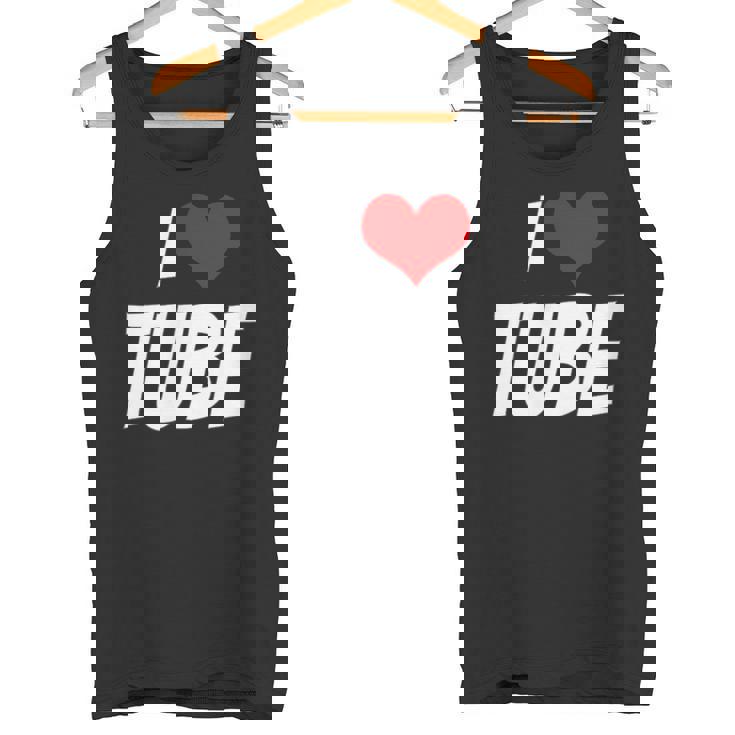 アイ・ラブ・チューブ・ハート タンクトップ
