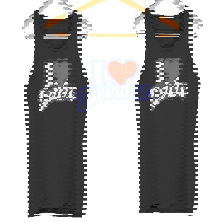 アイ・ラブ・ディアドラ タンクトップ