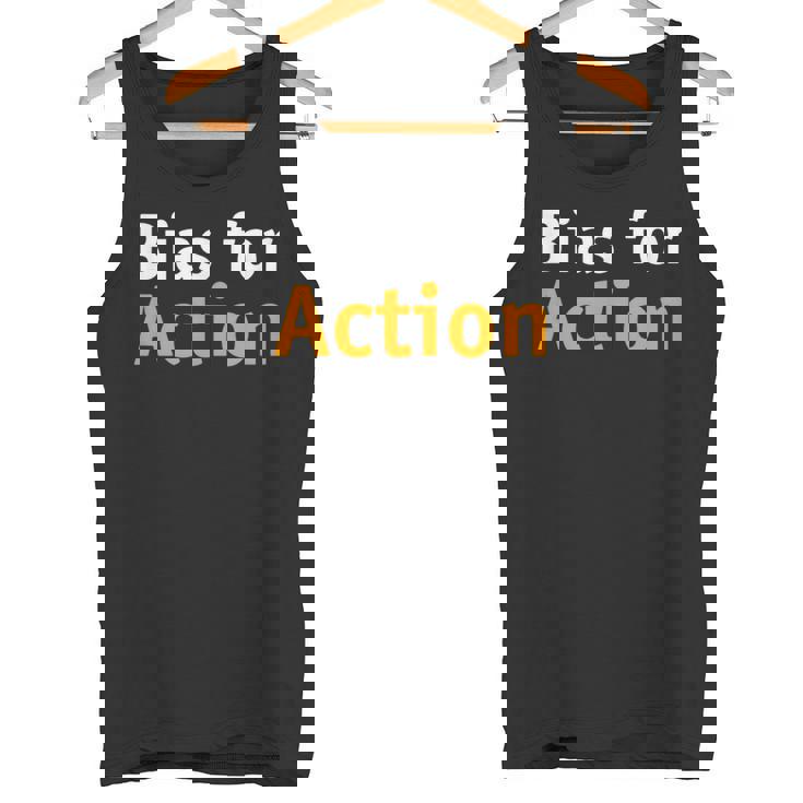 アクションへのバイアス タンクトップ