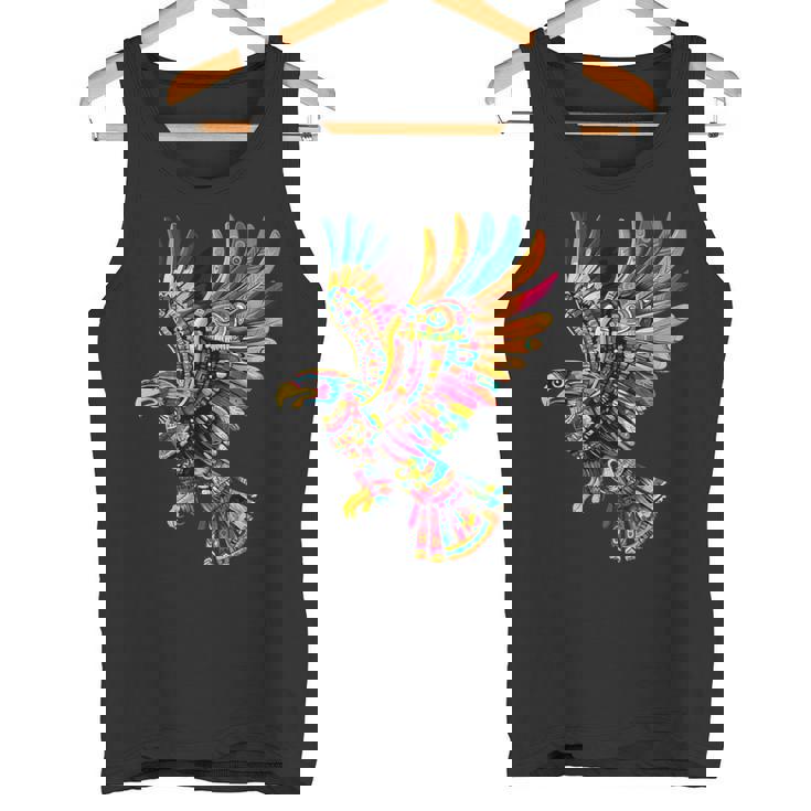 アステカ メキシコ神話 羽をつけた蛇 鷲 マヤ人 タンクトップ