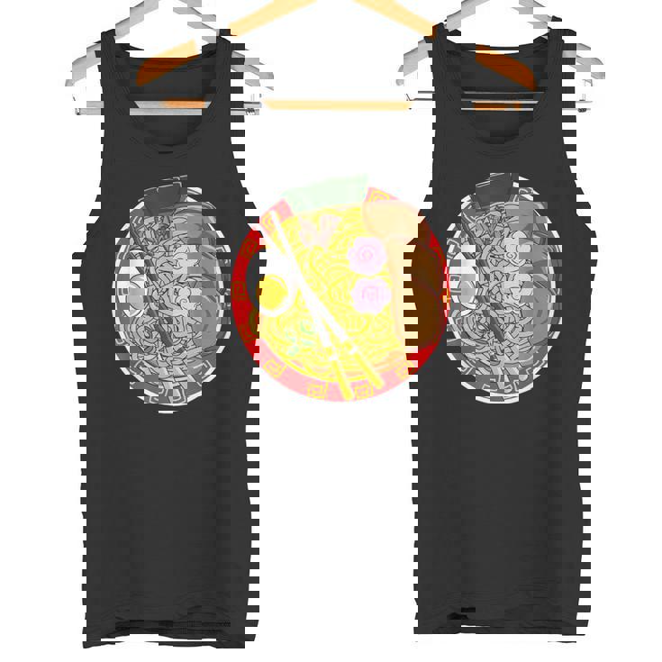 アニメ 和風ラーメン 麺類 食いしん坊ギフト タンクトップ