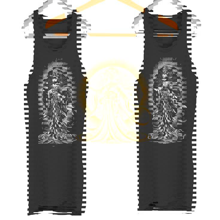 アマテラス 太陽の女神 神話 日本のアートデザイン タンクトップ