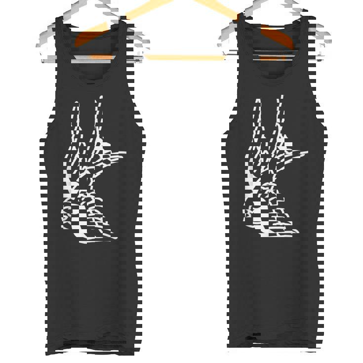 アメリカントラディショナル ツバメ 鳥 アウトライン タトゥー タンクトップ