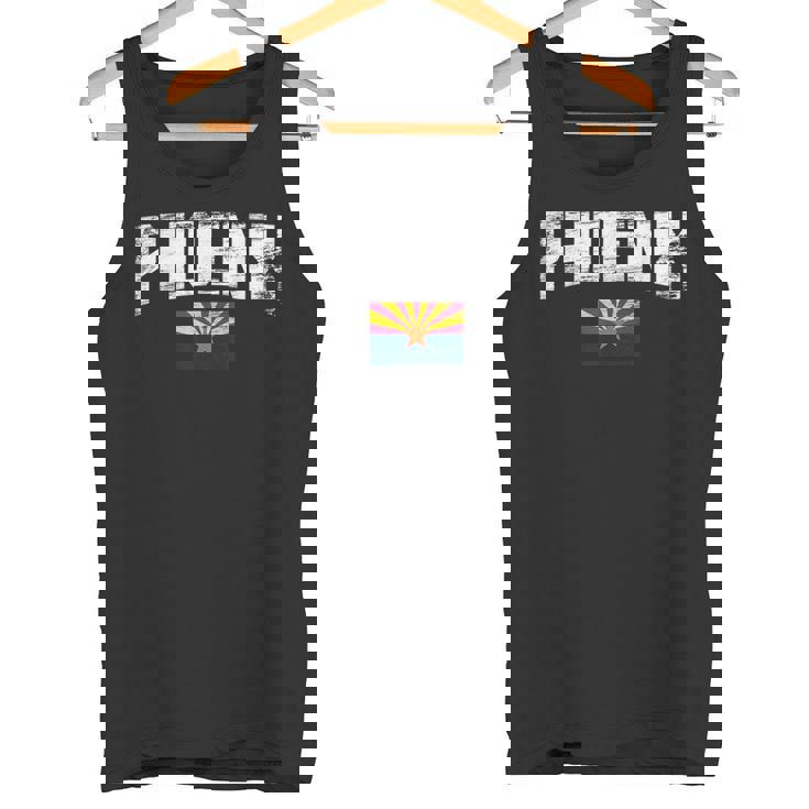 アリゾナ州フェニックス フラッグ プライド ヴィンテージ Az タンクトップ