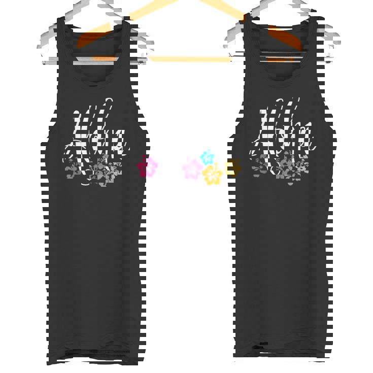 アロハ ハワイアン ハイビスカス フラワー サーファー マウイ カウアイ ハワイ タンクトップ