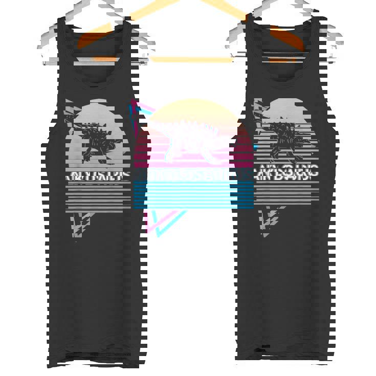 アンキロサウルス 恐竜 レトロ タンクトップ