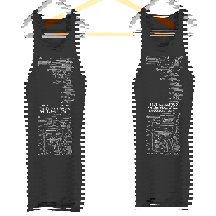 アンティークヴィンテージ第二次世界大戦 ワルサー P38 ガンコレクター用 タンクトップ