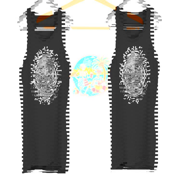 アンナマリアアイランドビーチフロリダメンズ&レディース タンクトップ