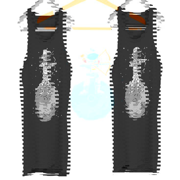 アーチェリーシャツキッズロングボウ宇宙飛行士ギフトキッズボウアーチェリー タンクトップ