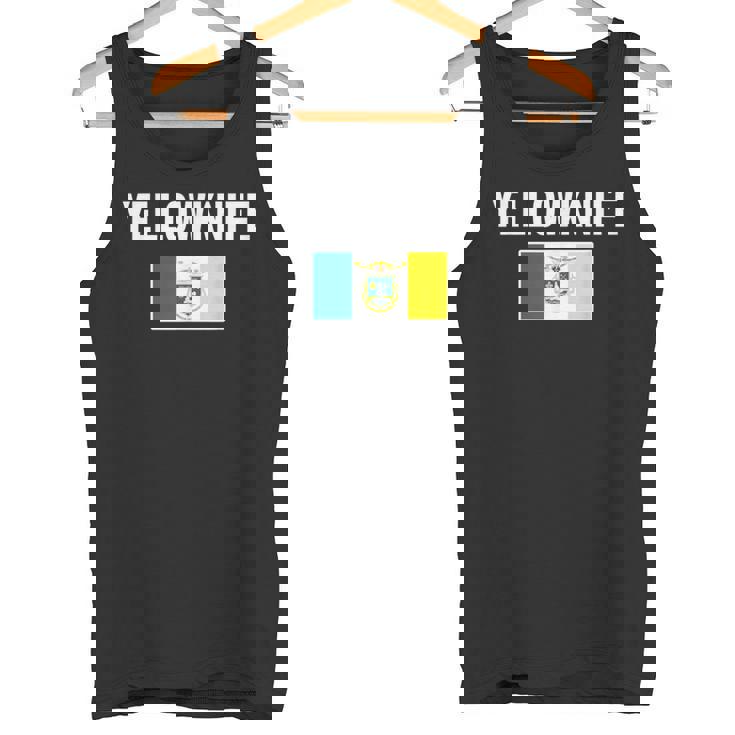 イエローナイフ 紋章 旗 国家への誇り ギフト お土産 タンクトップ