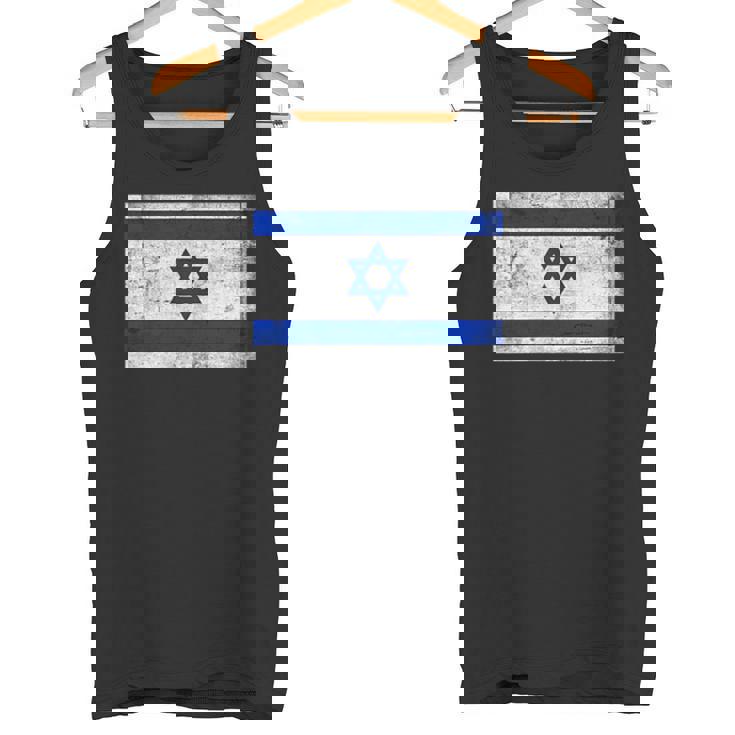 イスラエル国旗グラフィック メンズ レディース キッズ タンクトップ