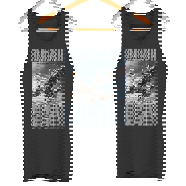 イタリア ブレイン ボンボンビーニ グージニ 面白い Ai キッズ 男の子 ミーム タンクトップ