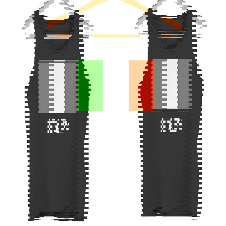 イタリアの国旗 タンクトップ