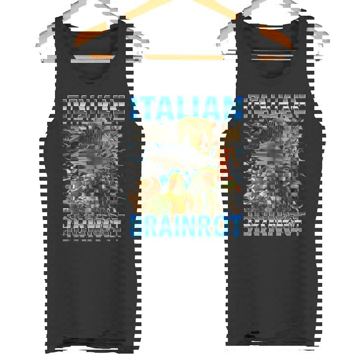 イタリアン ブレイン ミーム トラレロ トラララ ボンバルディーノ クロコディロ タンクトップ