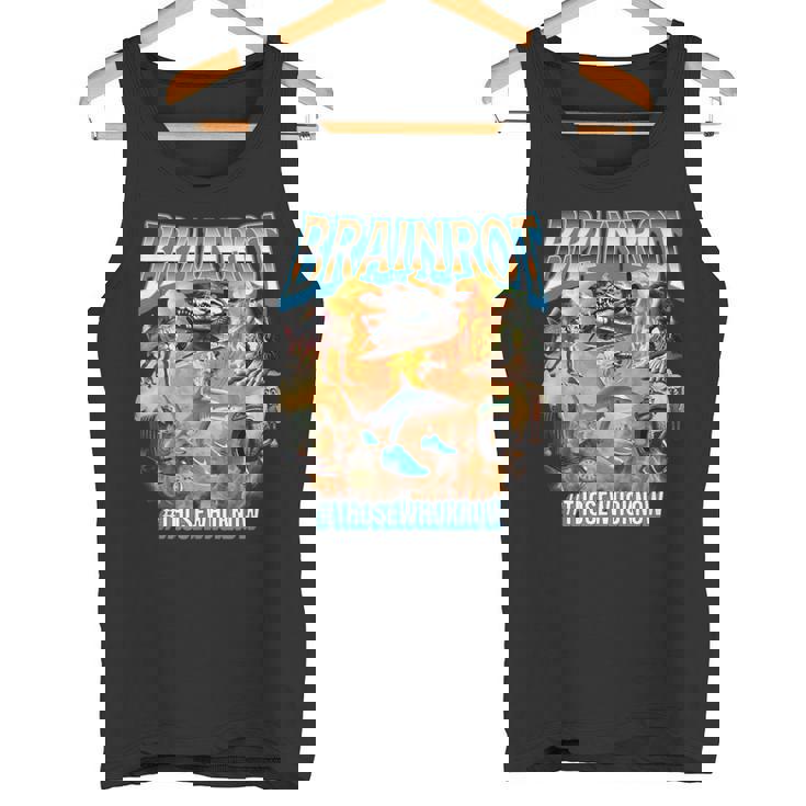 イタリアンブレインロットミームブーツレッグ タンクトップ