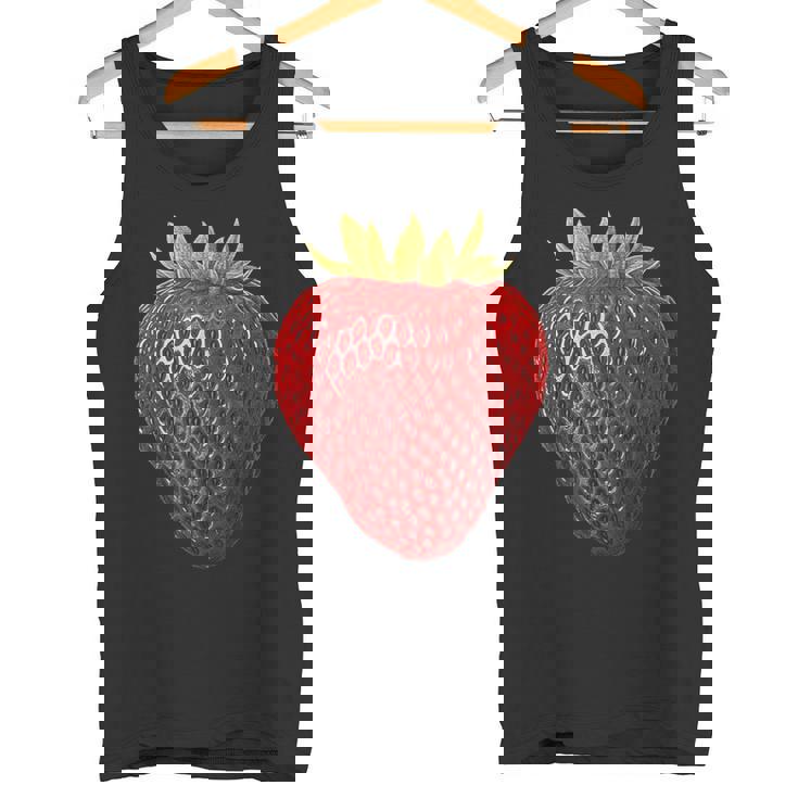 イチゴ イラスト アート フルーツ グラフィック モチーフ タンクトップ