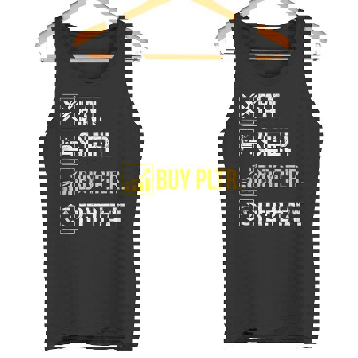 イートスリープインベストベスト Pltr購入パランティア投資。 タンクトップ