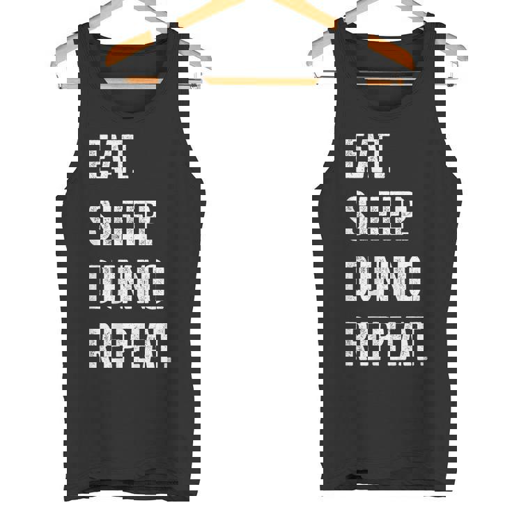 イート・スリープ・ディスクダンノ・リピート タンクトップ