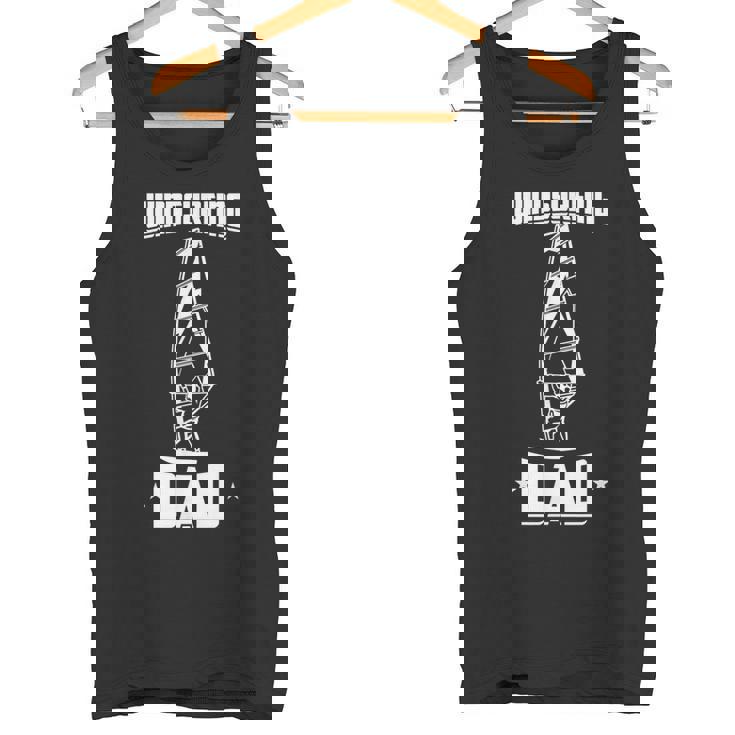 メンズ ウインドサーフィンの父 ウインドサーフィンの愛好家 ボードセイリング タンクトップ