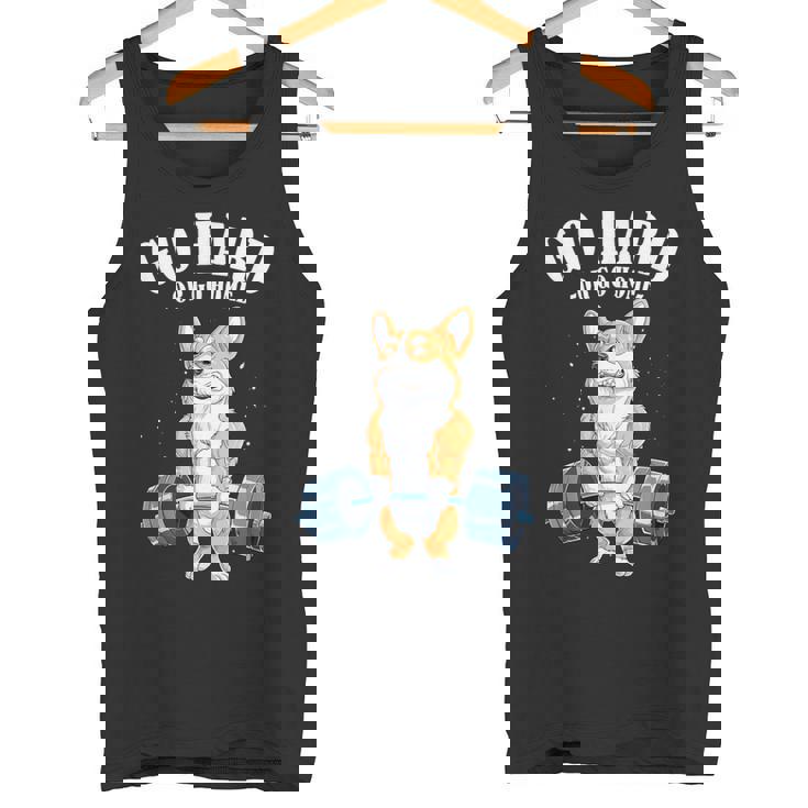 ウェルシュ・コーギー いぬ 犬 筋トレ 筋肉 バーベル ウエイトリフティング タンクトップ