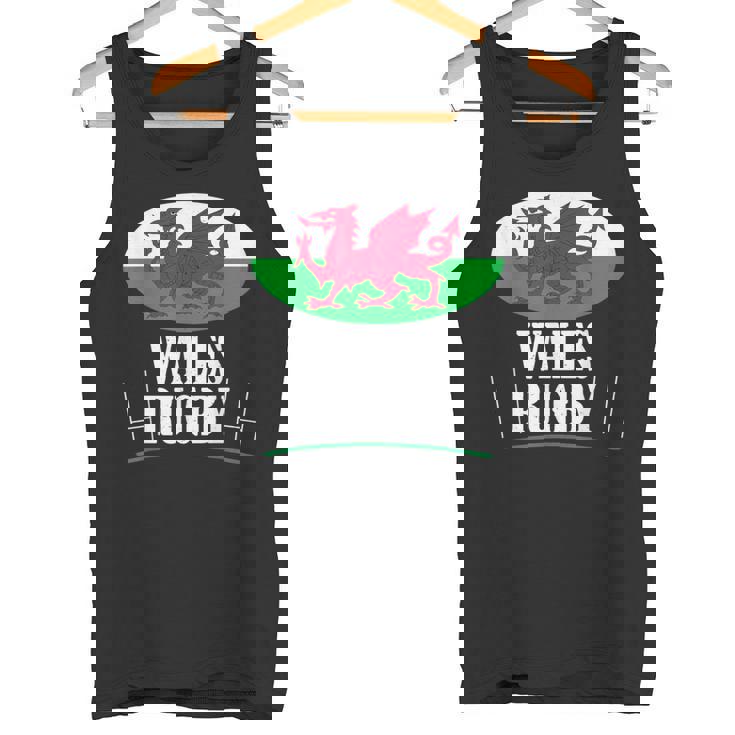 ウェールズ ラグビー チーム Cmon Cymru フラッグ タンクトップ