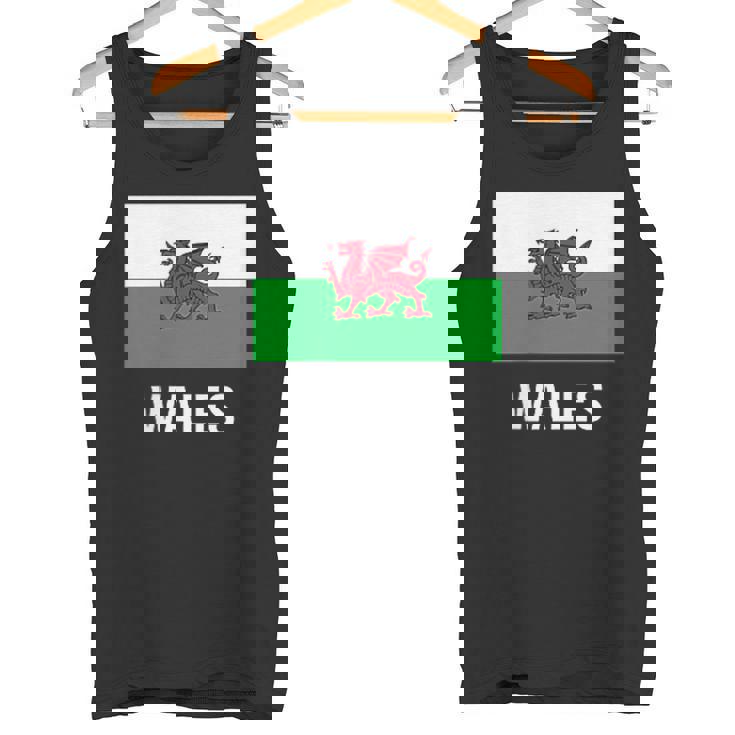 ウェールズのウェールズの旗 タンクトップ