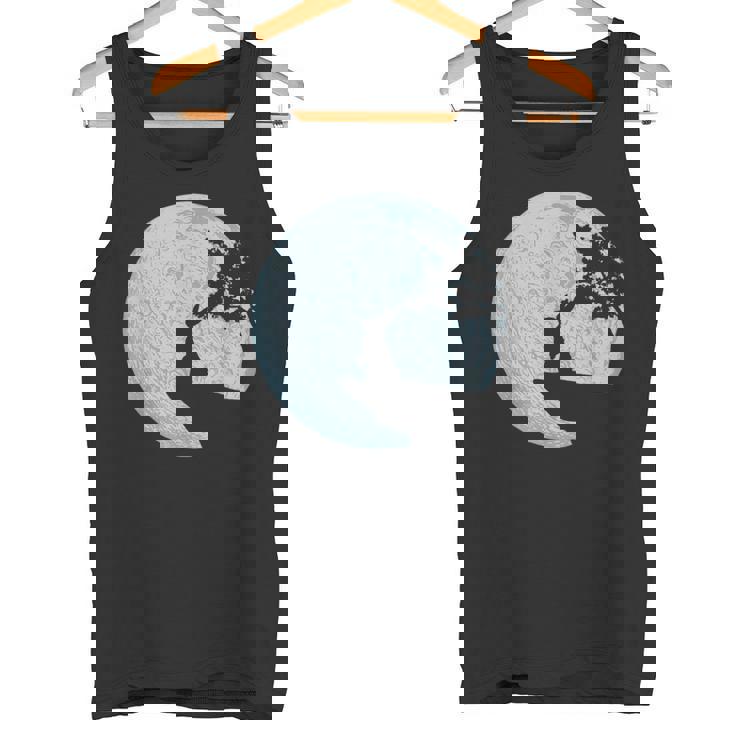 ウサギのギフトアイデア ウサギ 月 イースターバニー タンクトップ