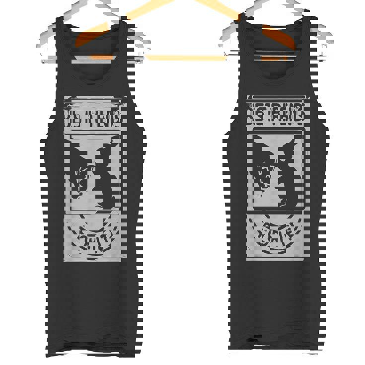 ウサギの親友 ライフ ペットギフト タンクトップ