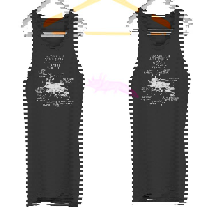 ウーパールートル メキシコミズサンショウウオ ウーパールーパーの解剖学 タンクトップ