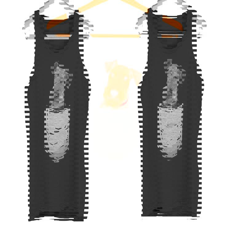 エアデールテリアウォーターサイドビングリーチェストポケットポケット タンクトップ