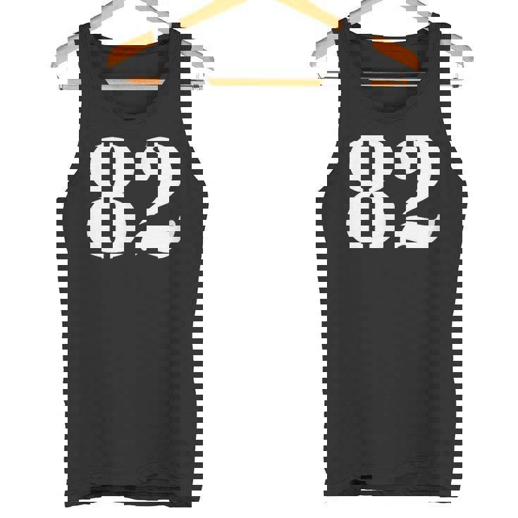 エイティツー 数字 82 ナンバー タンクトップ