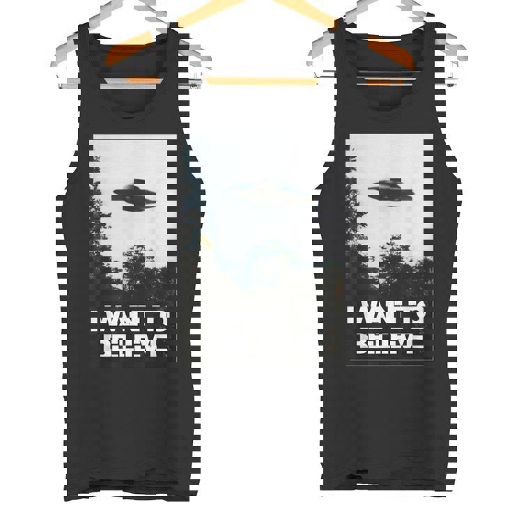 エイリアン Ufo ハンターシャツ I Want To Believe タンクトップ