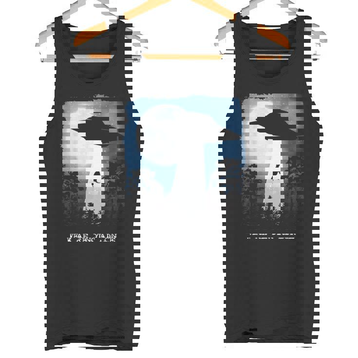 エイリアン アブダクション 牛 Ufo We Are Not Alone ギフト タンクトップ