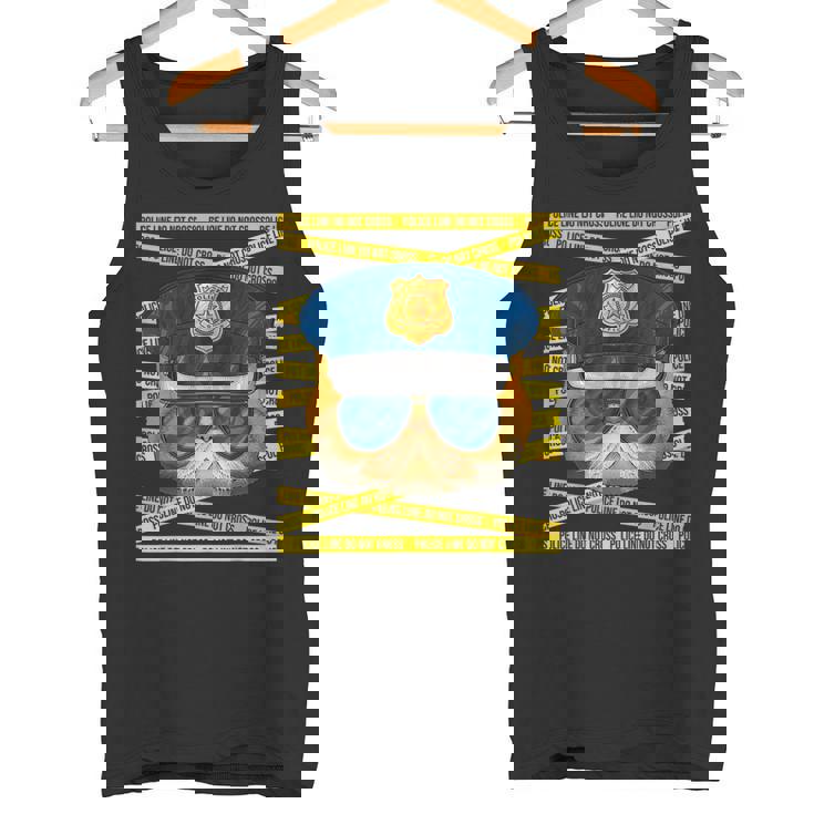 エキゾチック ショートヘア 警察官 警察官 面白い 警察 猫 タンクトップ