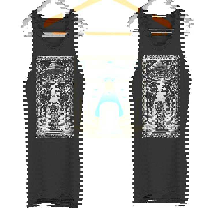 エジプトufoと柱のスターゲート Egypt Ufo Openingtargate タンクトップ