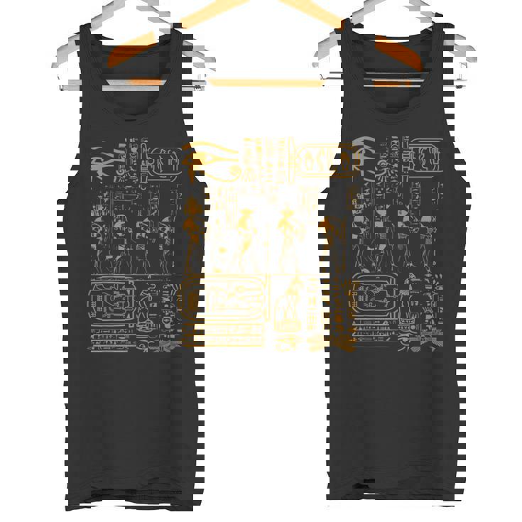 エジプト象形文字 エジプト アートデザイン タンクトップ