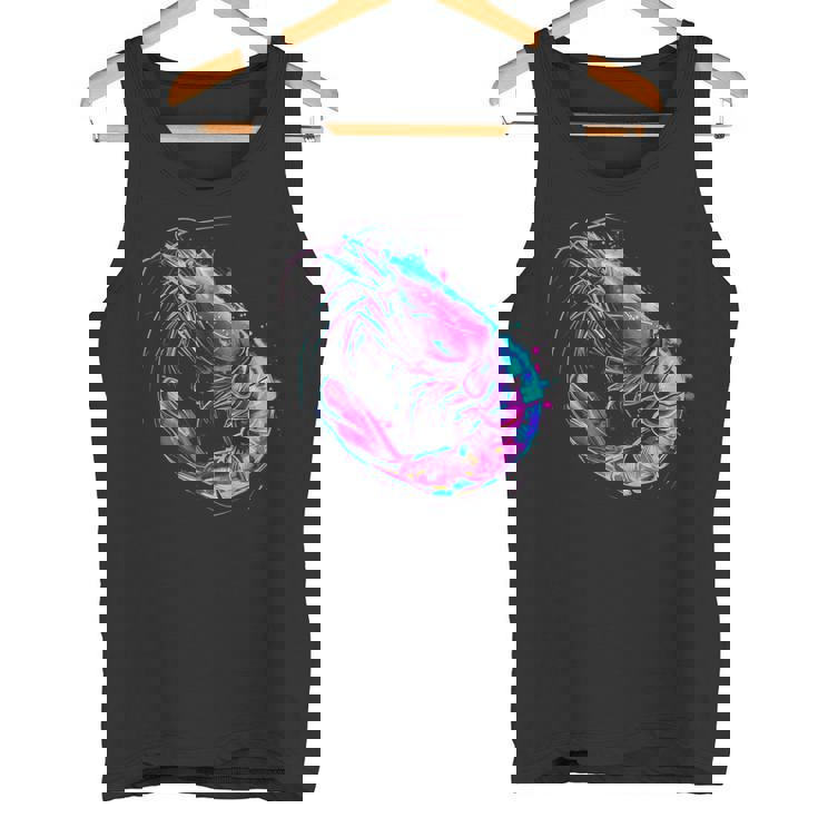 エビ 海 海 海 エビ 海 動物 海洋 哺乳類 モチーフ タンクトップ