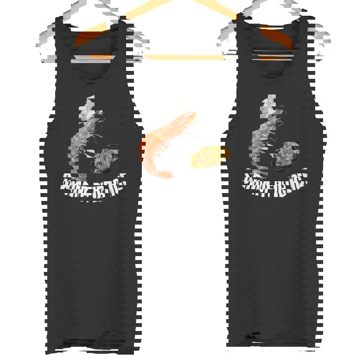 エビチャーハン-面白いミーム タンクトップ