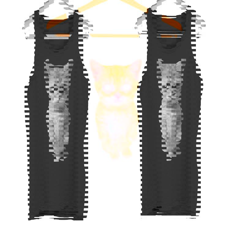 エルガト ミーム 悲しい泣き猫 マンチキン キティ ミーム トレンディ タンクトップ