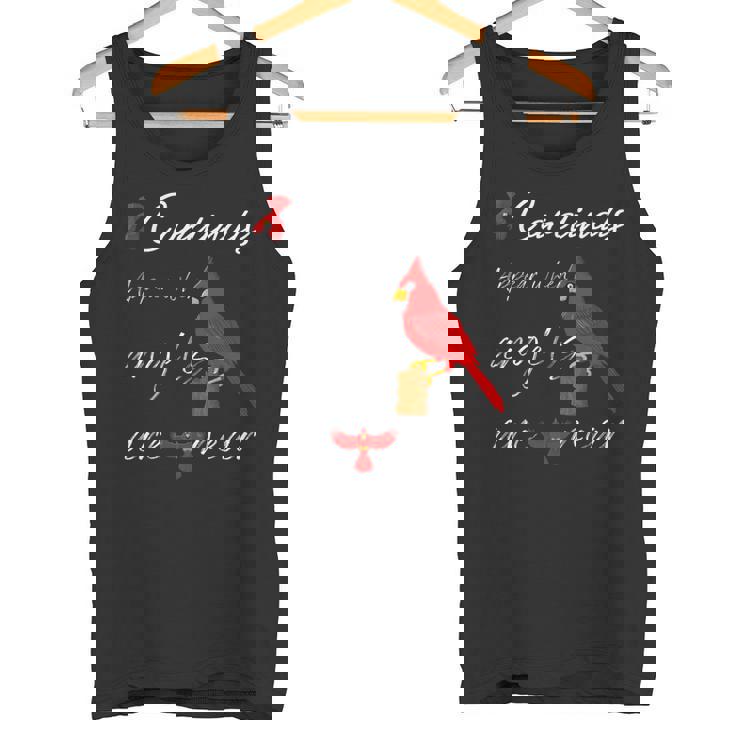 エンジェルが近くにいるとカーディナルが現れる タンクトップ