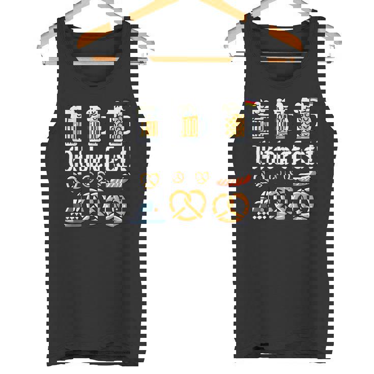 オクトーバーフェストをモチーフにしたビールジョッキ、ヴィースンのプレッツェル タンクトップ