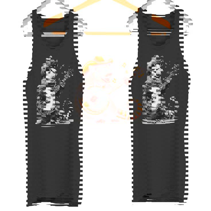 オポッサム演奏 バンジョー ギター 面白い ポッサムハット ゴミ オポッサム タンクトップ