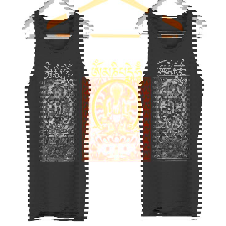 オム・マニ・ペメ・フム 六字大明呪 タンクトップ