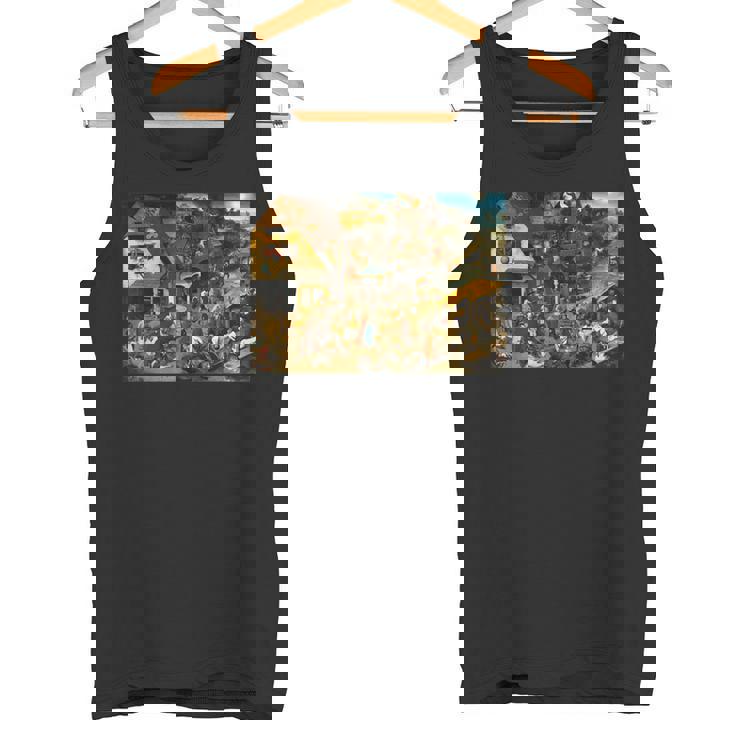 オランダのことわざ ピーテル・ブリューゲル 長老 1559 タンクトップ