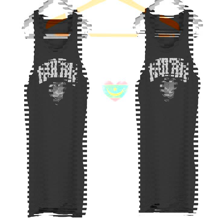 オーク フラッグ ハート オブ モーリタニア エンブレム National Pride & Unity タンクトップ