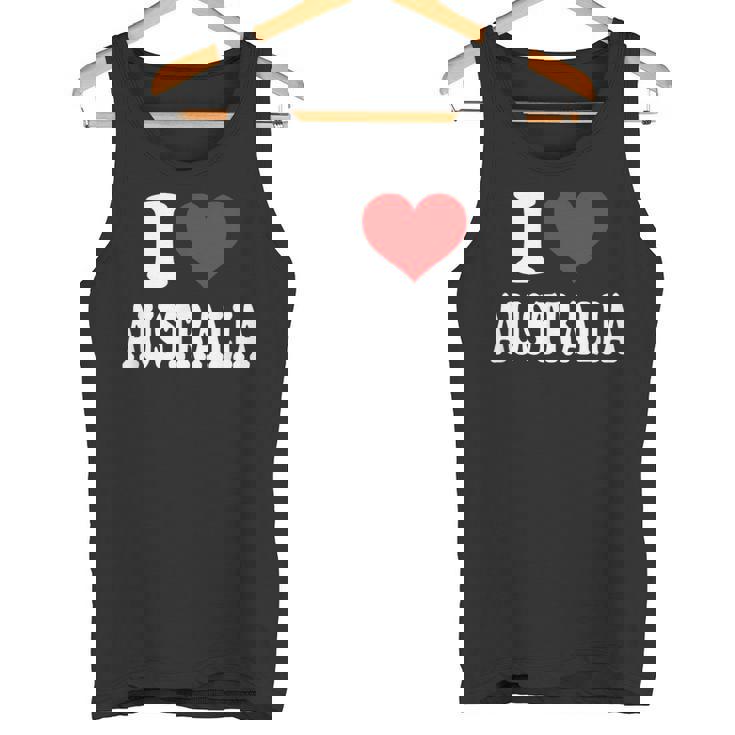 オーストラリア アイ・ハート・オーストラリア アイ・ラブ・オーストラリア タンクトップ