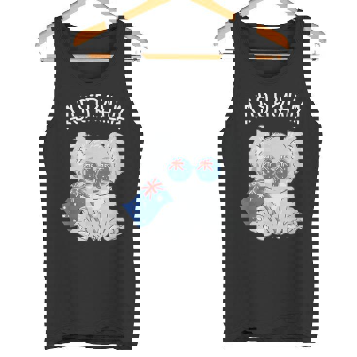 オーストラリアの国旗がかわいいコアラ タンクトップ