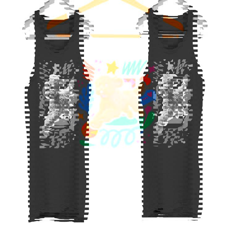 オーストラリアンラブラドゥードル 遊び心のあるデザイン犬 タンクトップ