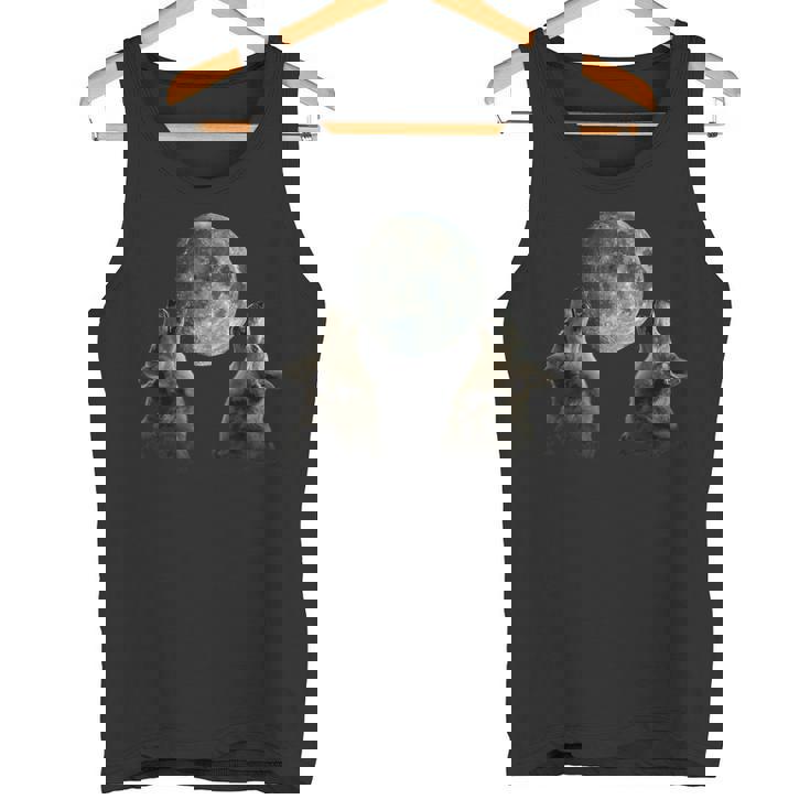 オーストラリアン・キャトル・ドッグ ハウリング・ムーン タンクトップ