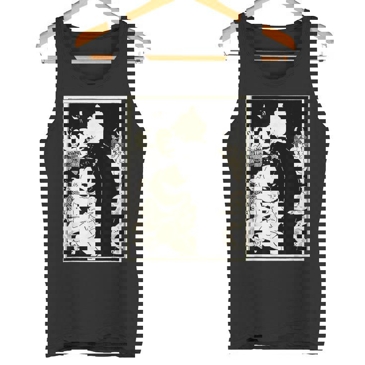 オーブリー・ビアズリー作「ルシアンズ・ストレンジ・クリーチャーズ」1893 タンクトップ